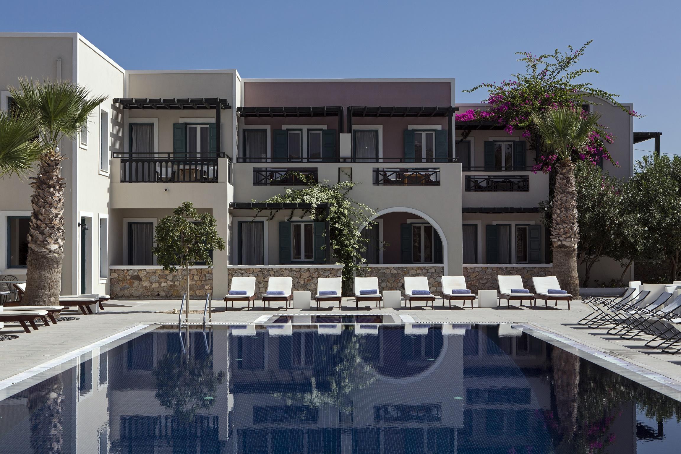 Rose Bay Hotel Kamári Kültér fotó
