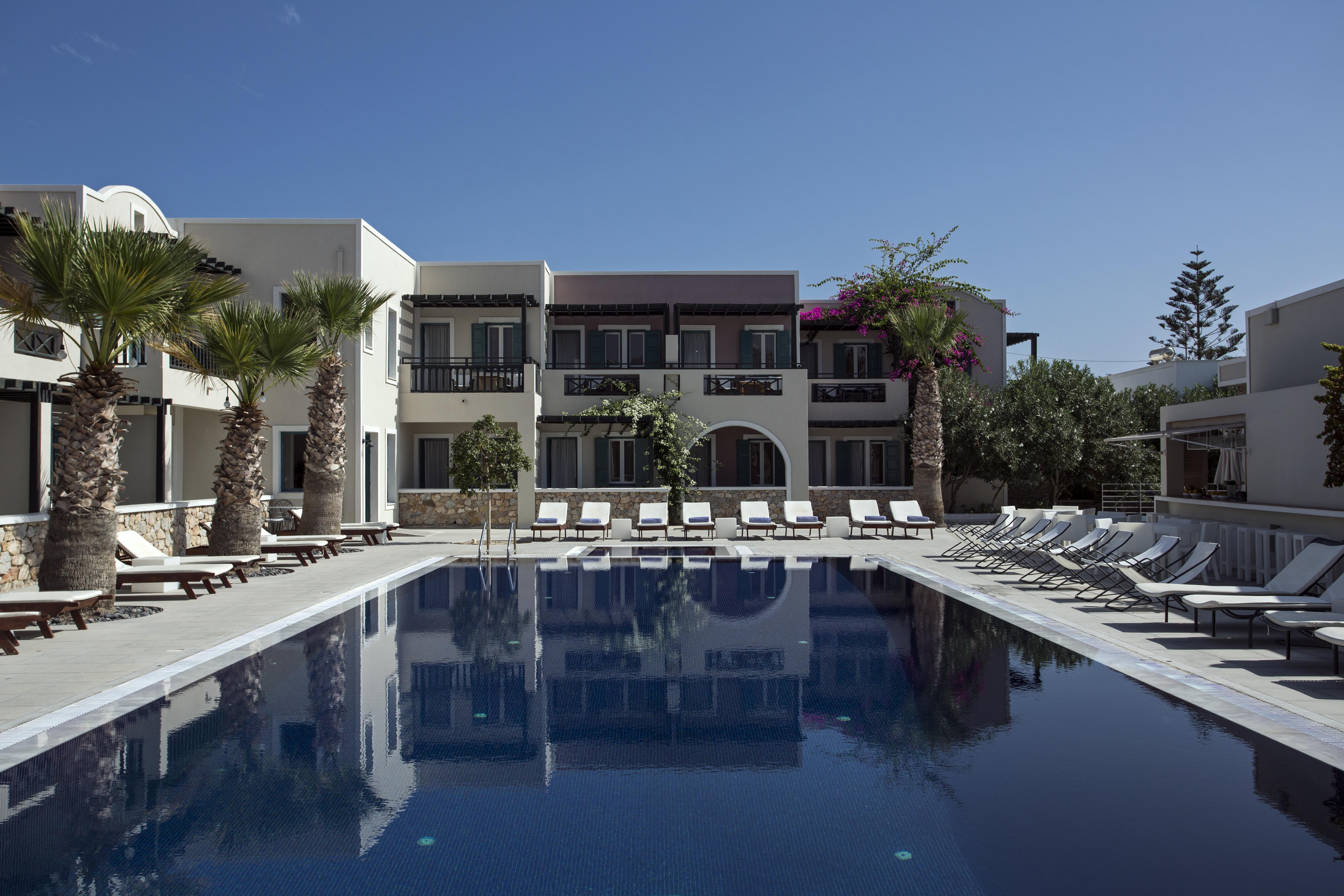Rose Bay Hotel Kamári Kültér fotó