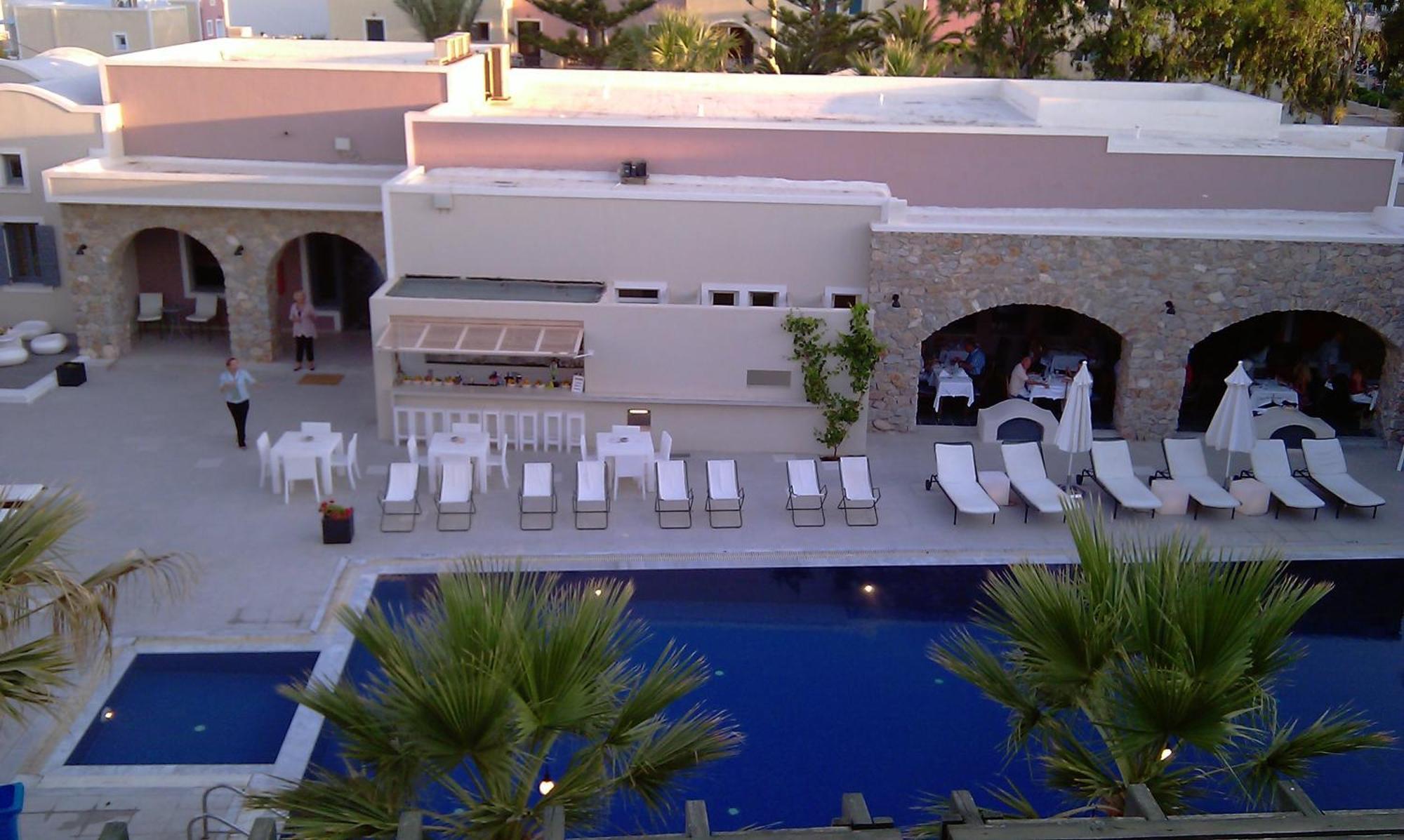Rose Bay Hotel Kamári Kültér fotó
