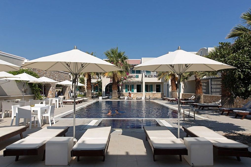 Rose Bay Hotel Kamári Kültér fotó