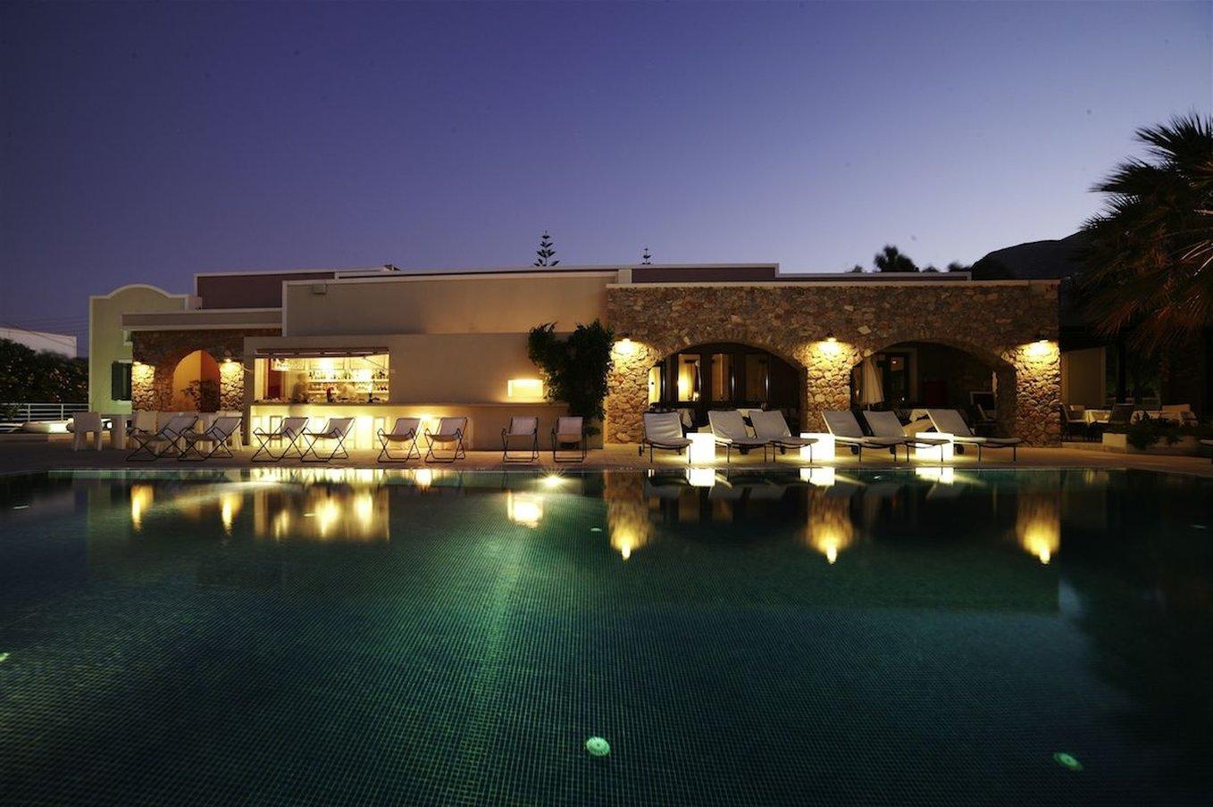 Rose Bay Hotel Kamári Kültér fotó